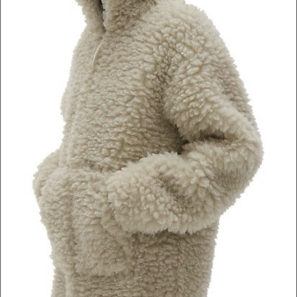 Helmut Lang Chunky Fleece Hooded Parka - Picture 4 of 12